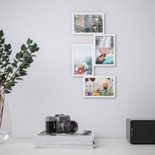 IKEA​ กรอบรูป ขนาดเล็ก (โปรดอ่านขนาดก่อนสั่งซื้อ) 4 ช่อง​  ใส่​รูป​  ขนาด 10X15. ซม.