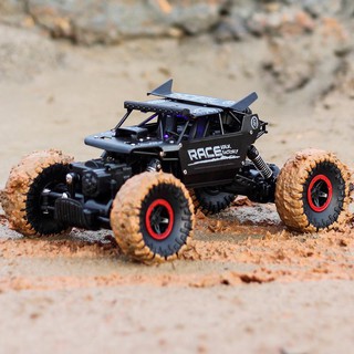 รถบังคับวิทยุ รถบังคับไต่หิน 2.4 GHz 1:18 Scale RC Rock Crawler 4WD Off Road