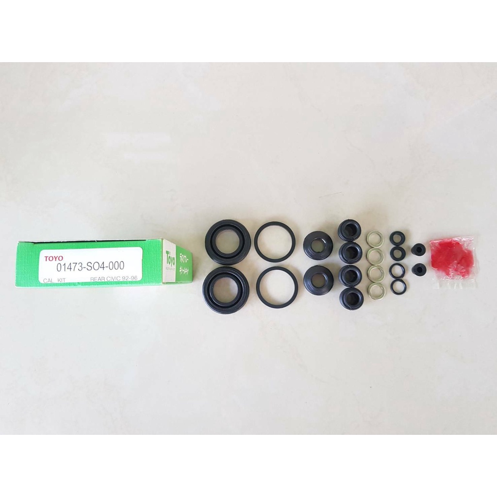 ชุดซ่อมยางดิสเบรค(หลัง) HONDA  CIVIC  ปี1992-1996,CITY ,ปี1996    ยี่ห้อTOYO  JAPAN   ชุดละ350 บาท
