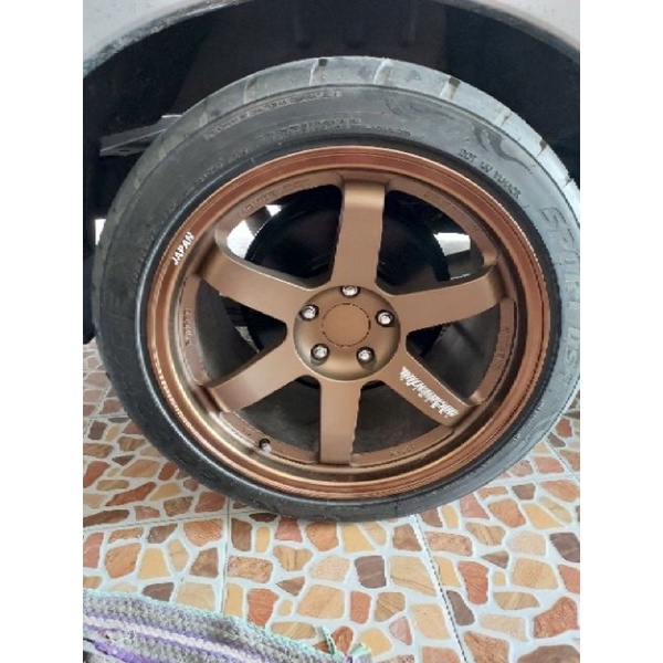 สติกเกอร์ติดแม็กซ์TE37หยอดสี งาน3Mสะท้อนแสง ติดทนทาน 1ชุดติดได้4ล้อ - รูปที่ 3