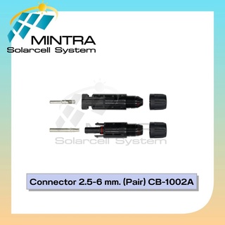 MC4 CONNECTOR (Pair) , 2.5 - 6 mm2 1500 V , TUV Standard (Interlink) CB-1002A