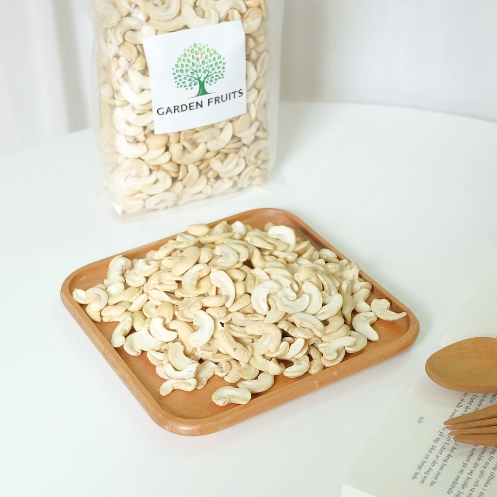 Raw Cashew Nut Halves เม็ดมะม่วงหิมพานต์แบบซีกดิบ คัดคุณภาพ เกรด A วัตถุดิบเบเกอรี่ เม็ดมะม่วงหิมพานต์ เม็ดมะม่วงแบบซีก