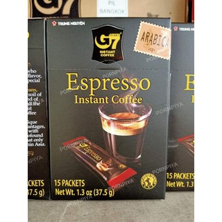 ใหม่✨กาแฟดำ G7 Espresso บรรจุ15แพค พร้อมส่ง