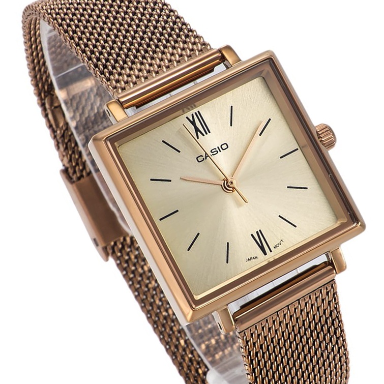 Casio นาฬิกาข้อมือผู้หญิง สายสแตนเลส รุ่น LTP-E155MR-9B รูปที่ 2