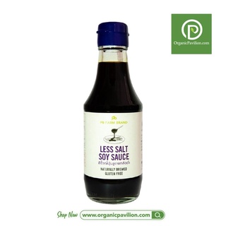 PB Farm ซีอิ๊วสูตรเกลือต่ำ ตราพีบี ฟาร์ม Less Salt Soy Sauce (200ml)