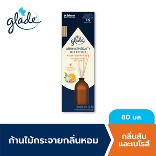 เกลดก้านไม้กระจายกลิ่นหอมกลิ่นส้ม80มล. Glade Aromatherapy Reed Diffuser Orange and Neroli 80 ml