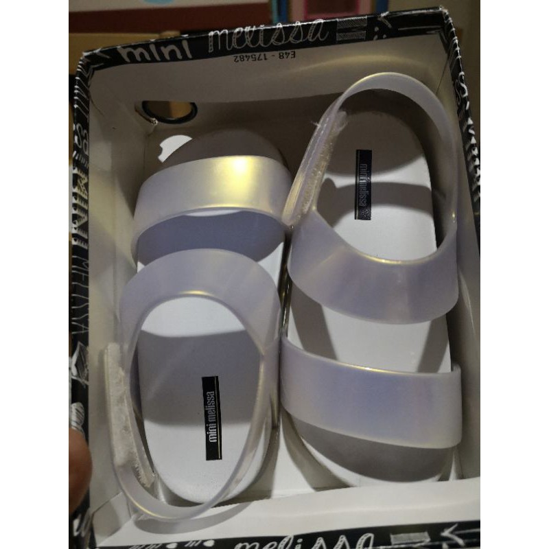 Mini melissa.​  รองเท้ากลิ่นหอม 15-16cm​ ราคา1790 ขาย350บาท