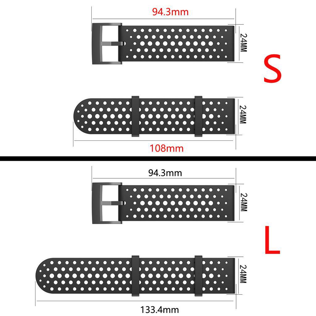 สายนาฬิกาข้อมือซิลิโคน ระบายอากาศ สําหรับ Suunto 7