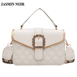 Jasmin NOIR กระเป๋าถือ กระเป๋าสะพายไหล่ ลายสก๊อต สําหรับสตรี