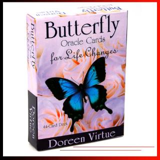 【Ready Stock】44 Sheets Butterfly Oracle Cards