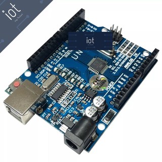 บอร์ด Uno R3 แบบ SMD พร้อมสาย USB