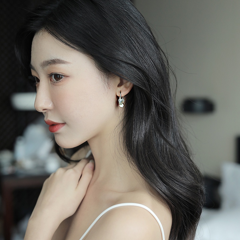 ต่างหู จี้ทรงกลม รูปหัวใจ ราคา ถูกที่สุด ดีลบีเคเค แกลเลอรีภาพที่ 2