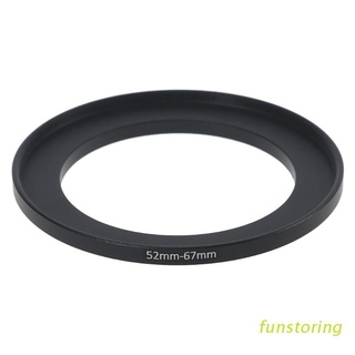 FUN Metal 52mm-67mm Step Up Filter Ring 52-67 mm 52 to 67 Stepping Adapter