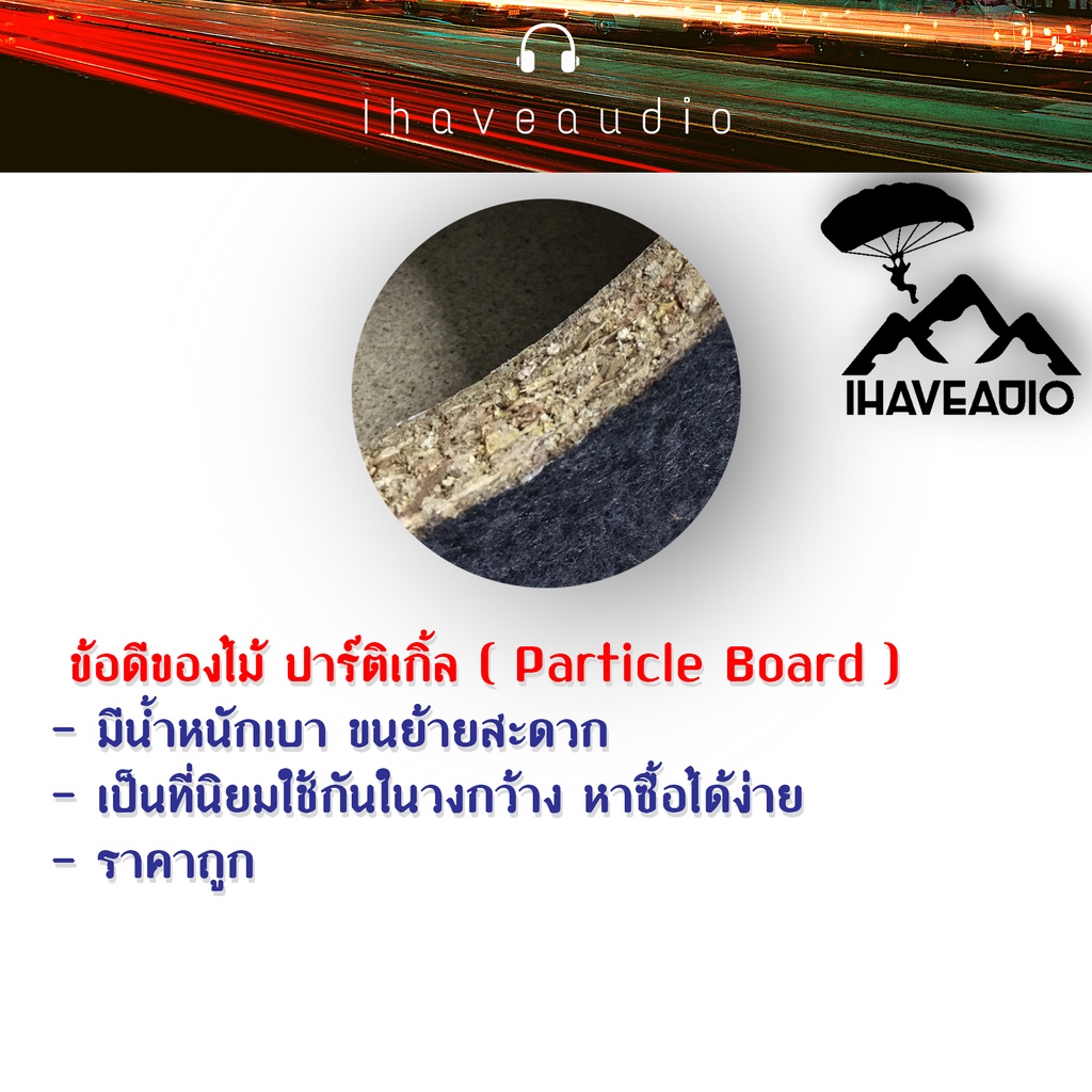ตู้ลำโพงเปล่า Ihaveaudio ตู้ลิ้น ใส่ซับ 10" โครงหล่อ แม่เหล็ก 1-3 ชั้น หุ้มพรมอัดเทา(1ชิ้น)