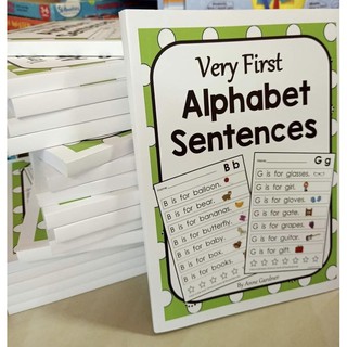 แบบเรียน very first alphabet sentences