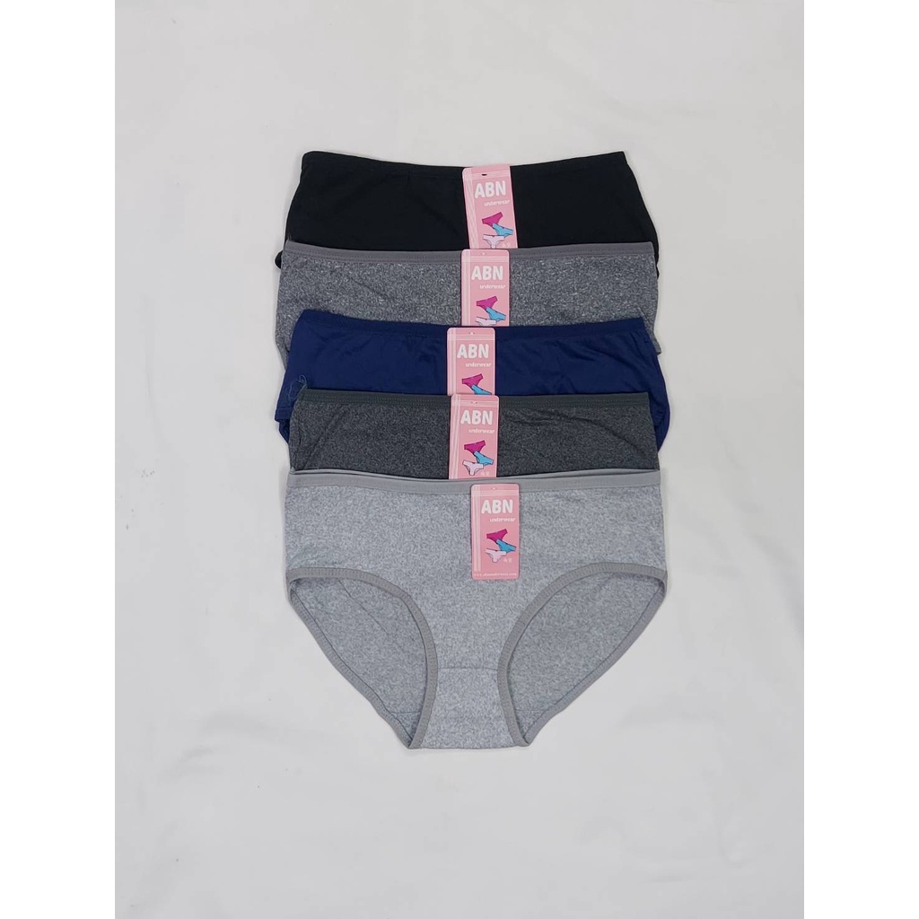 กางเกงใน F9 เทาท็อปดราย 10 ตัว Top Dyed Unisex กางเกงในชาย หญิง เกงกางในเทาท็อปดาย Gray Underwear