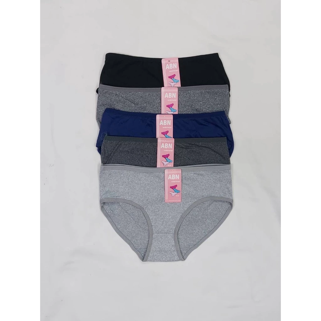 กางเกงใน F9 เทาท็อปดราย 10 ตัว Top Dyed Unisex กางเกงในชาย หญิง เกงกางในเทาท็อปดาย Gray Underwear