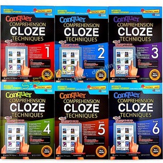 Conquer Comprehension Cloze Techniques Book1-6（6books）SAP