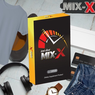 มิ๊กเอ๊กซ์ MIX-X มิกซ์เอ๊กซ์ อาหารเสริมผู้ชาย ของแท้  mixx 2 capsule ไม่ระบุสินค้าหน้ากล่องมิ๊กเอ๊กซ์