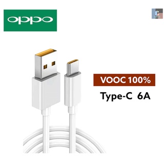 สายชาร์จด่วน OPPO TypeC 6A. ชาร์จเร็ว Super Vooc สายชาร์จตัวใหม่ Reno4 Reno4Z Reno5 Reno6 Reno6Z FindX2 FindX3 A94 A54