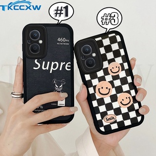 เคสโทรศัพท์มือถือแบบนิ่ม ลายหน้ายิ้ม หมี Suprem สําหรับ OPPO A7 AX7 A5S AX5S AX5 A3S Reno 7 Z 7 SE 5K 4 5 6 7 Pro Find X3 Lite F11 F9 Pro R17 Pro R15 R11S R11