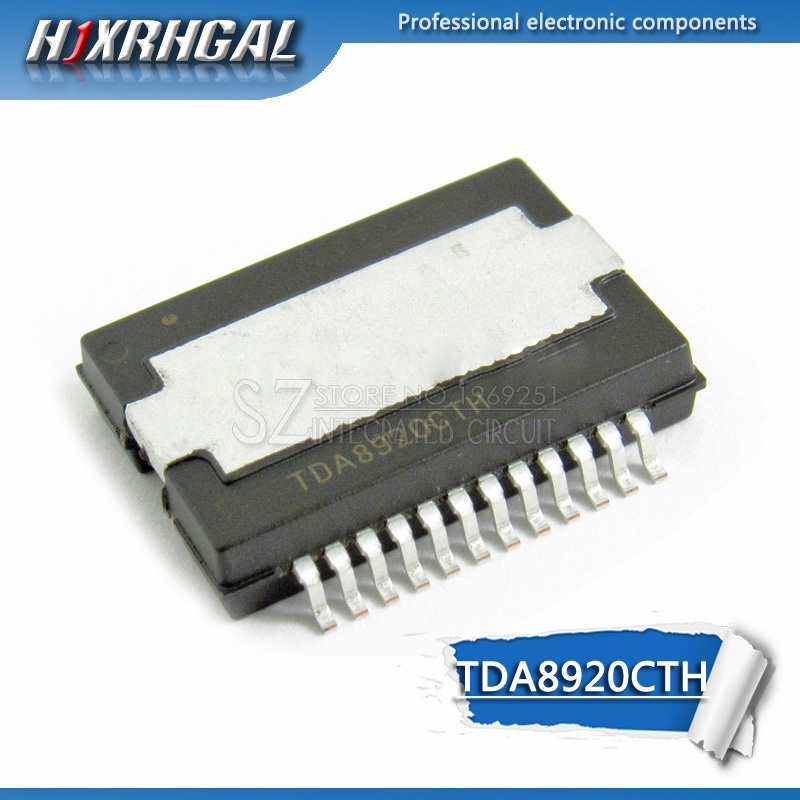 1 ชิ้น/ล็อต TDA8920CTH patch HSOP24 220W Class D เครื่องขยายเสียงใหม่ TDA8920BTH TDA8920 HSOP-24 全新
