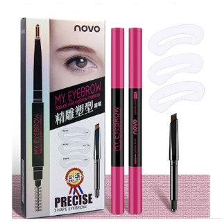 NOVO MY EYEBROW เขียนคิ้วกันน้ำปากกาแปรงหมุนภาพอัตโนมัติ