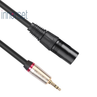 0.3ม.3.5มม.Stereo Trs Male To Xlr 3Pin Male อุปกรณ์สายเคเบิ้ลเสียงไมโครโฟน