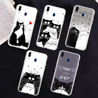 เคสโทรศัพท์มือถือ แบบใส ลายแมว สําหรับ VIVO Y30 Y15 Y51A Y19 Y33S Y21S Y11S Y20 Y11 Y5S Y12 Y50 Y20I Y20S Y17 V15 Y31 Y21 Y51 Y12S