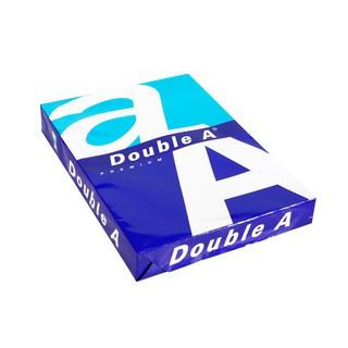 กระดาษถ่ายเอกสาร F14 80 แกรม (500 แผ่น) Double A Copy paper F14 80 grams (500 sheets) Double A