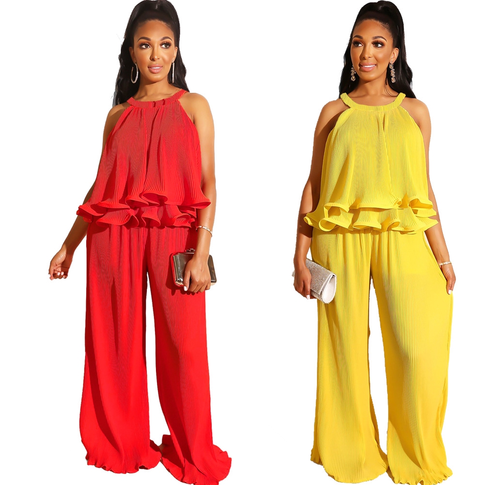 Sexy Off Shoulder Women Ladies Sling Tops And Wide Long Pants Casual ...