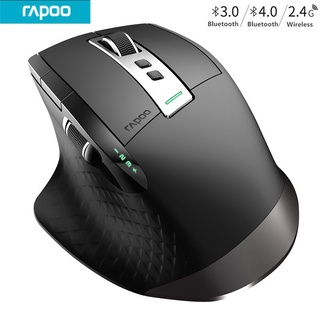 Rapoo MT750Pro/W เมาส์ไร้สาย บลูทูธ 2.4G เปลี่ยนง่าย 4 อุปกรณ์