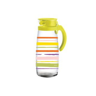 เหยือก 1.66L OCEAN COLORFUL STRIPES YELLOW | OCEAN | 3V2055801G0046 ภาชนะบรรจุอาหาร อุปกรณ์ทำอาหาร ห้องครัว เหยือก 1.66L