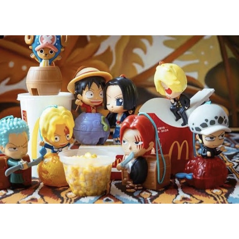 One Piece Happy Meal Set 8 ตัว