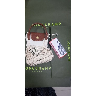 พร้อมส่งLongchamp filet size xs สีขาว