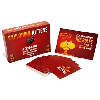 Exploding Kittens แมวระเบิด การ์ดเกมสุดป่วนยอดฮิต สนุกทุกวง ปาร์ตี้เดือด ฮาไม่หยุด 📌 พร้อมส่ง