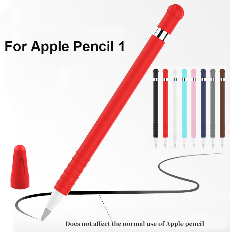 สําหรับ For Apple IPad Pencil Gen 1 บอดี้เคส ปากกาสไตลัส สัมผัสปลายปากกา ฝาครอบป้องกัน ปลอกซิลิโคน บางเฉียบ กันลื่น ฝาครอบป้องกัน