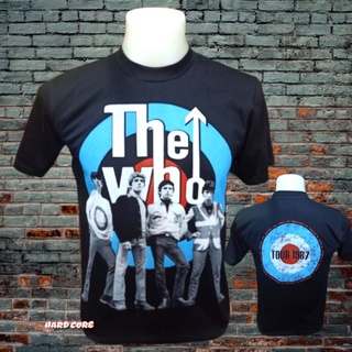 เสื้อวง THE WHO วงร็อค ไม่มีตะเข็บข้าง คอฟิต ป้ายUS เสื้อร็อค เสื้อผู้ชาย เสื้อทัวร์ วงร็อคต่างประเทศ