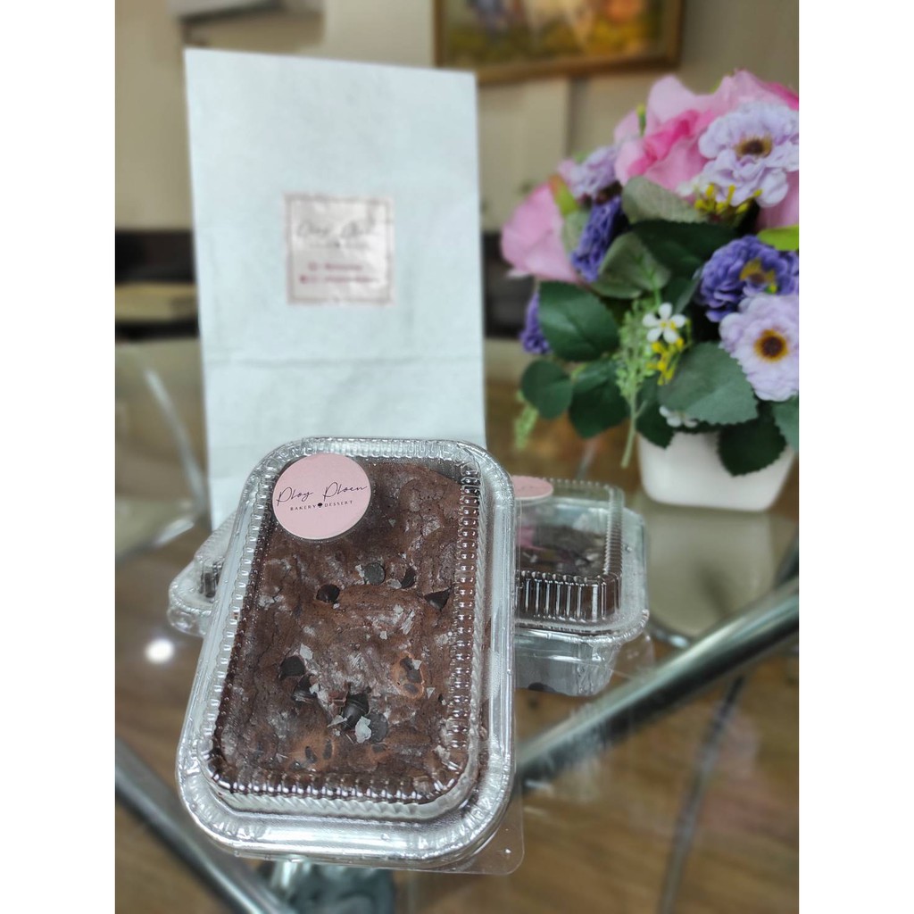 บราวนี่ฟัดจ์ หน้ากรอบ 3 ชิ้น Fudge Brownies