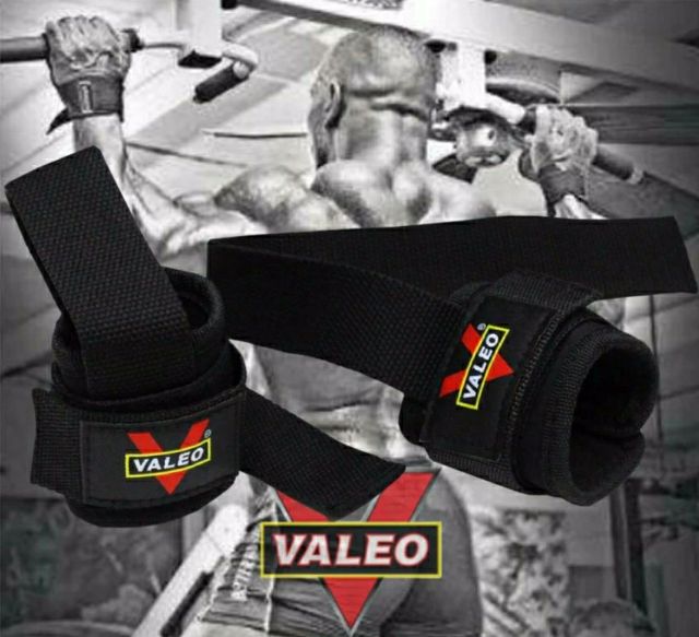 VALEO Straps สแตรป ถุงมือยกน้ำหนักออกกำลังกาย Fitness Glove สแตรปส์รัดข้อมือ