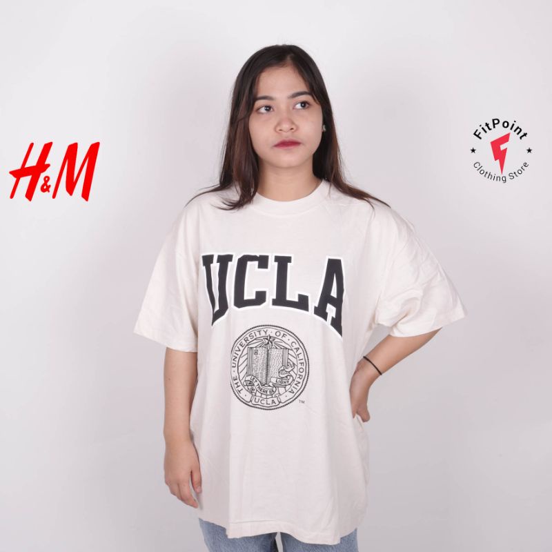 เสื้อยืดพิมพ์ลาย Ucla HnM - เสื้อยืด Ucla - เสื้อยืดต้นฉบับ - เสื้อยืดต้นฉบับ -