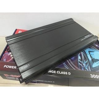 Power Class D กำลังขับ 3000 Watts สำหรับขับซับ 10/12 นิ้วทุกสเปคแรงๆ เน้นๆ รุ่น D-300.1 Nologo