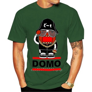 T-shirt  เสื้อยืด พิมพ์ลาย Domo Kun HIP POP Domo -5 ขนาดS-5XL