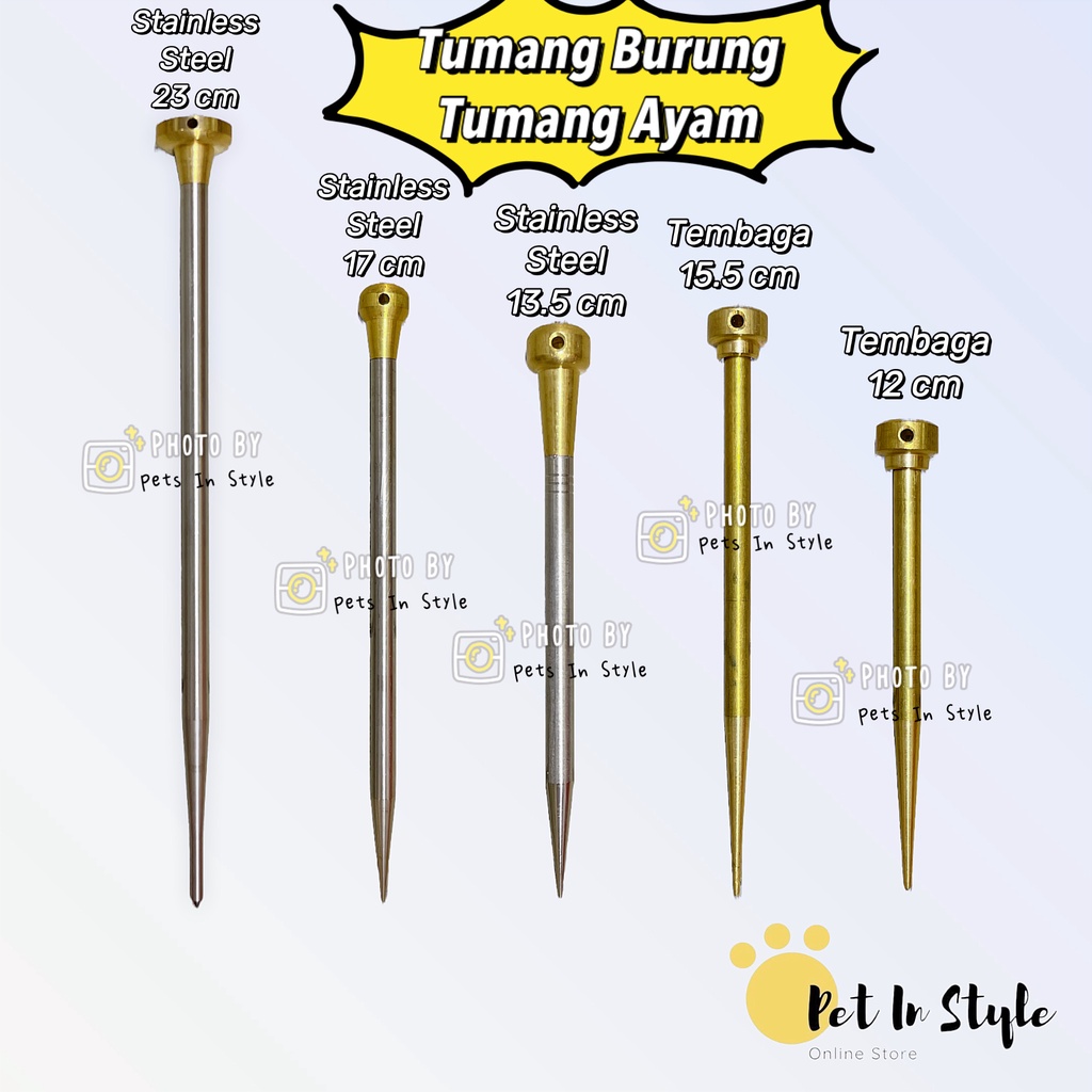 !!️ Tumang Ayam & BurungTembaga / Stainless Steel