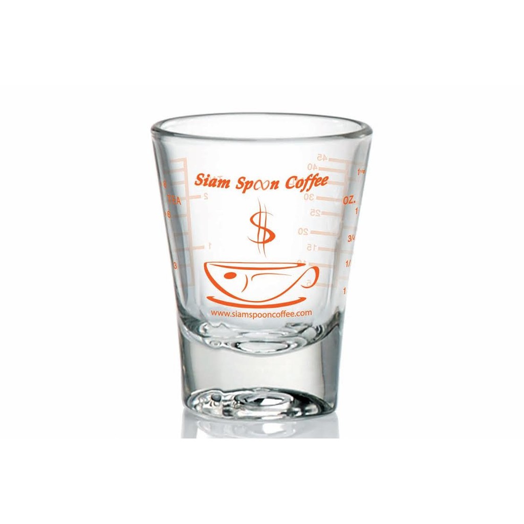 แก้วตวง มีสเกล แก้ว Shot siam spoon coffee ขนาด 45ml.