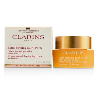 CLARINS - Extra-Firming Jour Wrinkle Control, Firming Day Cream SPF 15 - ทุกสภาพผิว - 50ml/1.7oz