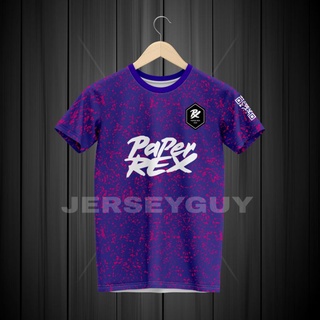 เสื้อกีฬาแขนสั้น ลายทีม Jersey PAPER REX (ฟรีชื่อคุณ)