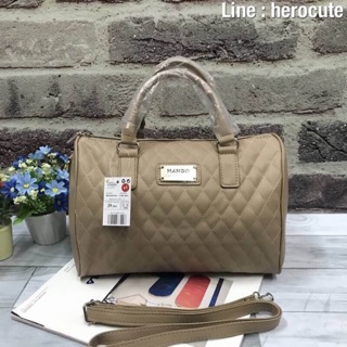 MANGO QUILTED BOWLING BAG ของแท้ ราคาถูก