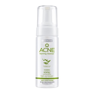 Dr.Somchai Acne Foaming Cleanser with Green Tea 150 ml. ดร.สมชาย แอคเน่ โฟมมิ่ง คลีนเซอร์ สูตรกรีนที 150 มล.