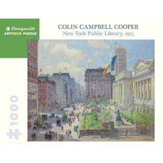 [จัดส่งฟรี] จิ๊กซอว์  Pomegranate ภาพ New York Public Library จิตรกร Colin Campbell Cooper จำนวน 1,000 ชิ้น